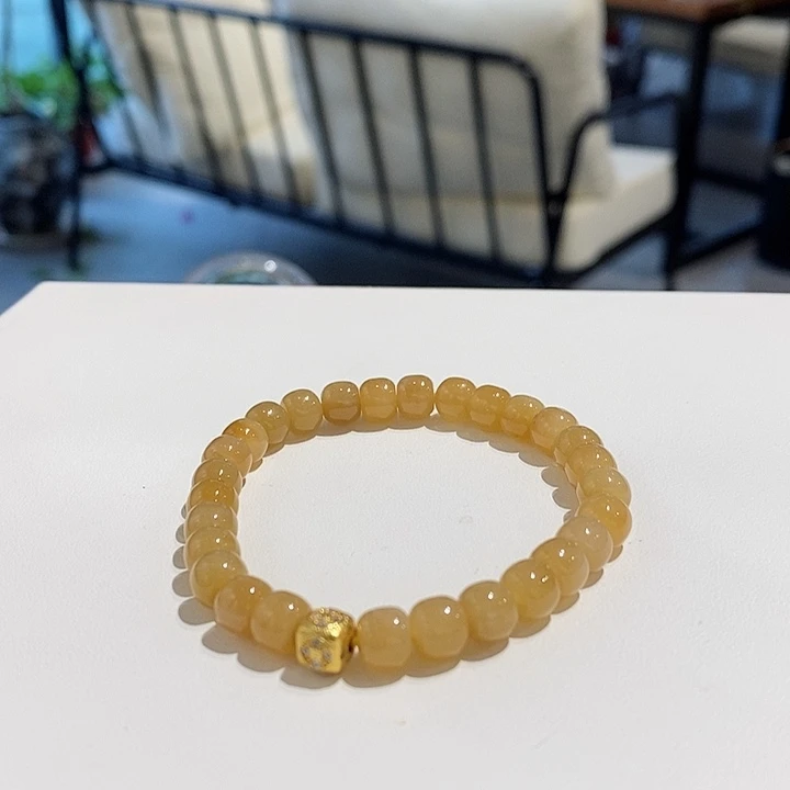 和田玉（糖玉）手链未镶嵌手链7
