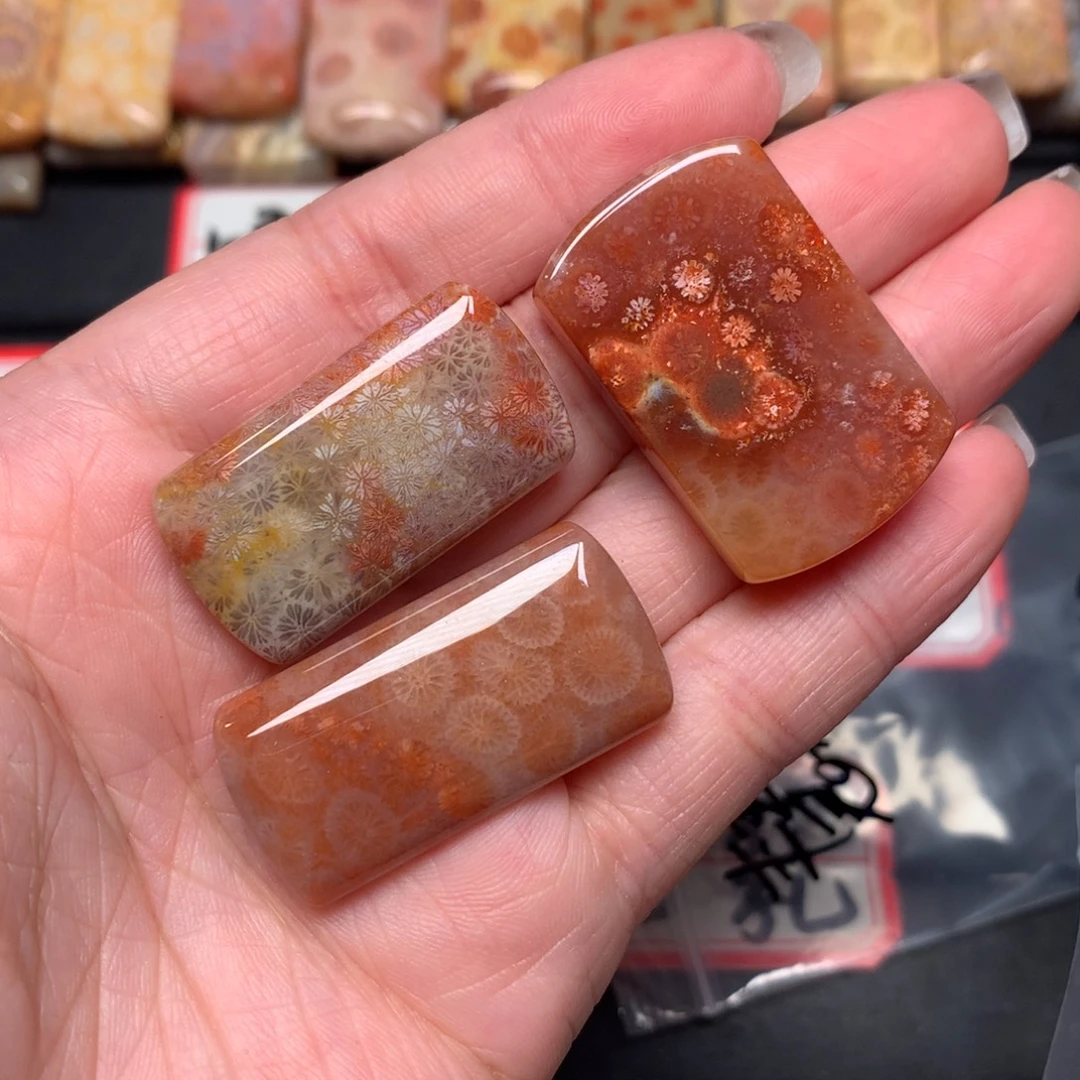 慧***兰硅化玉未镶嵌吊坠无事牌手排平安扣