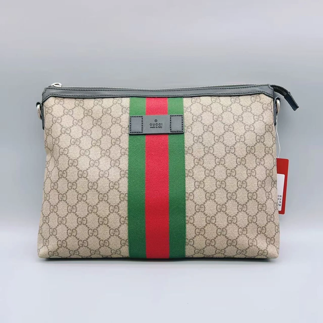 95新 GUCCI/古驰  老花手拿包 1662 3900