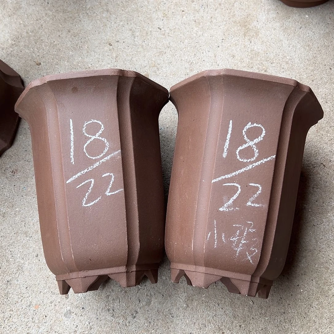 紫砂花盆宜兴紫砂花盆源头2只