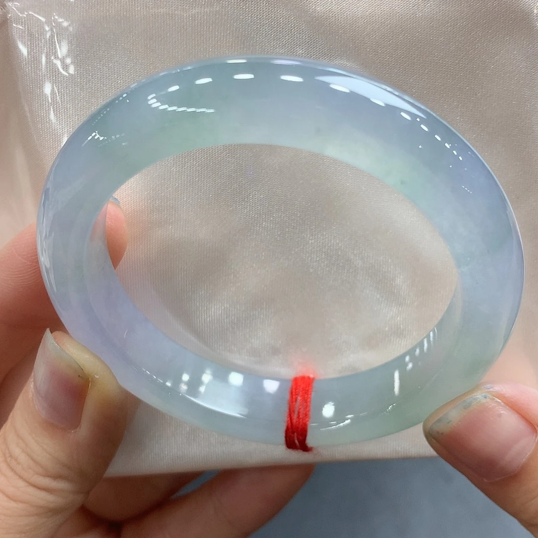 翡翠未镶嵌手镯54.2正圈