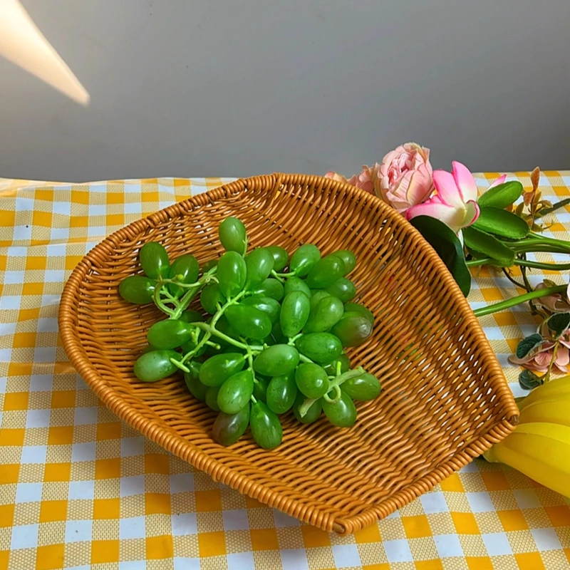 NW131筲箕簸箕藤筛洗菜沥水晾晒收纳篮子饭店家用