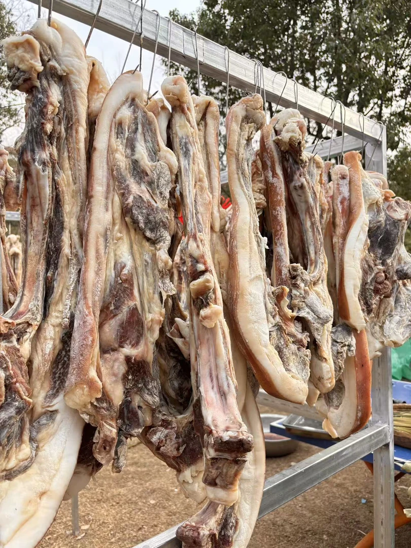 金寨黑毛猪腊肉跑山猪自然风干包邮