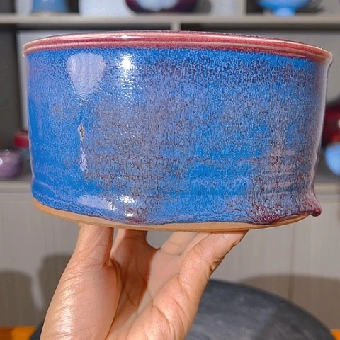 杯原矿釉手工制作钧瓷