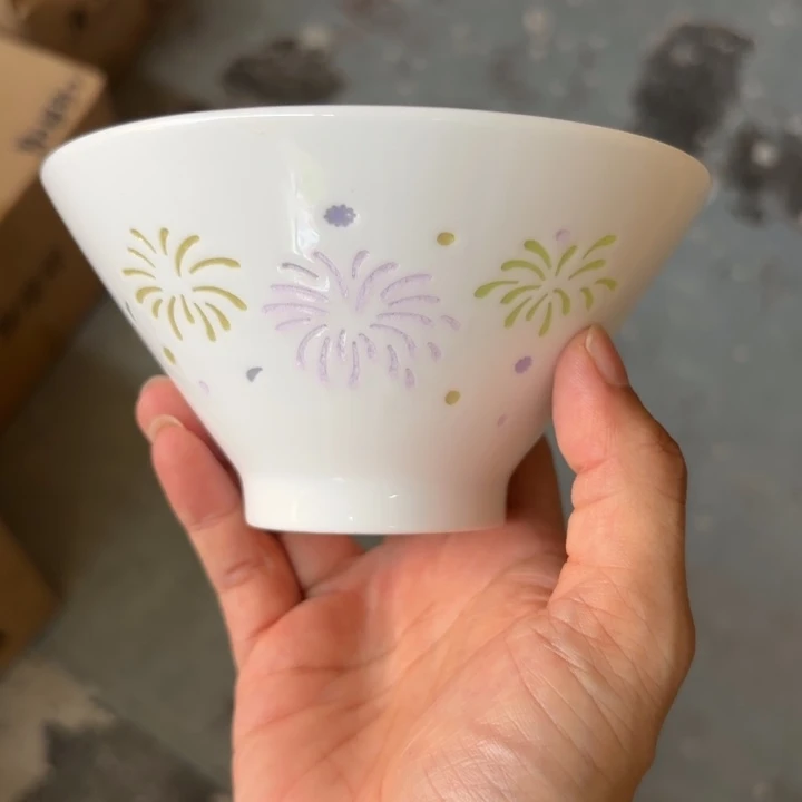青瓷景德镇陶瓷烟花两只