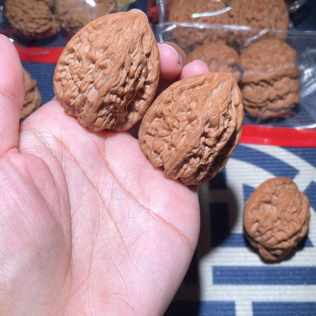 文玩核桃吊坠孔**明虎头王38