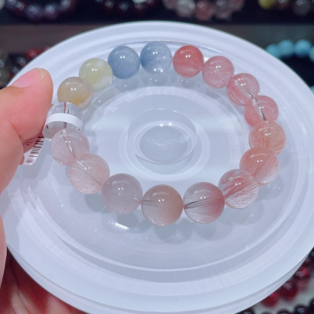 水晶手链未镶嵌兔毛手链