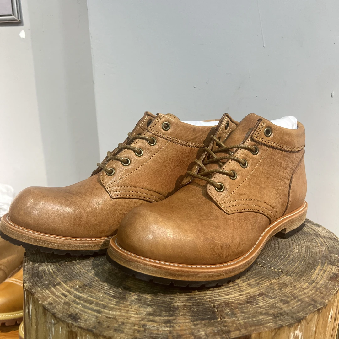 【鑫海商选】Vibram大底马臀皮A01高端固特异工装鞋