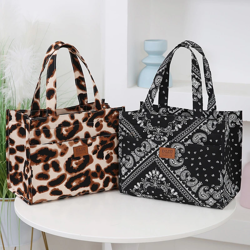 新款通勤大容量手拎便当包上班午餐带饭盒收纳餐包手提包妈咪袋子