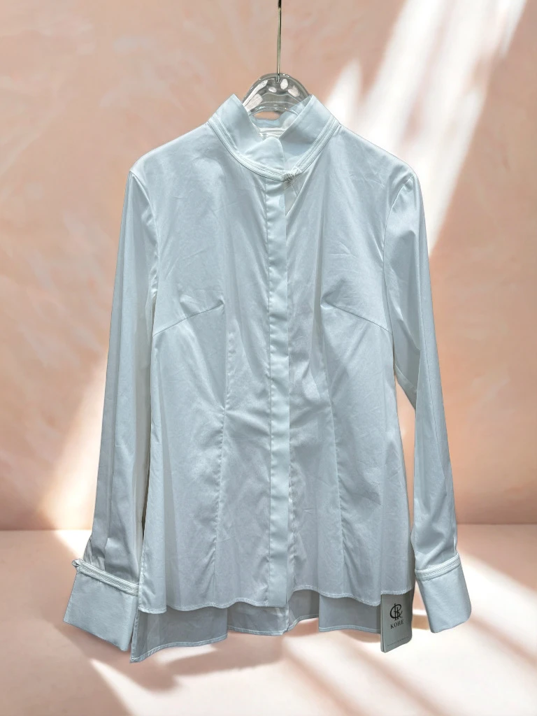 【浩浩高定】设计师时尚百搭气质衬衫KES1077