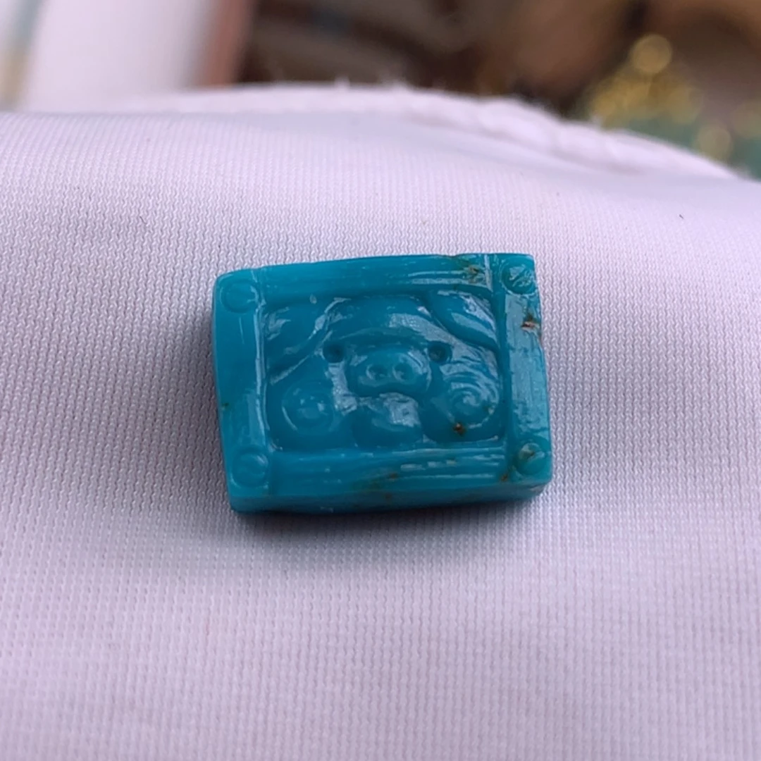 绿松石未镶嵌绿松石14.7*11.3*6.3