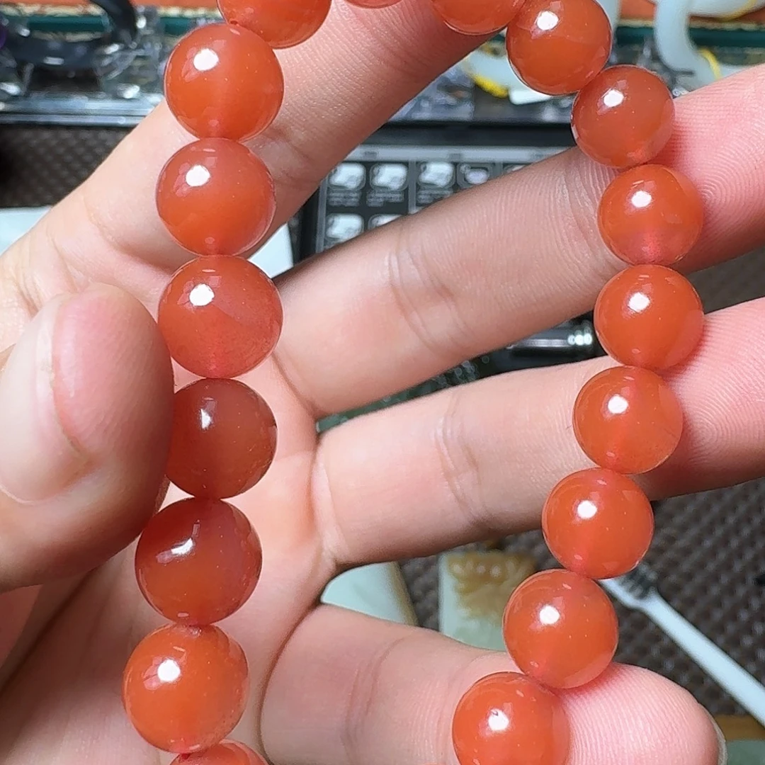 南红玛瑙未镶嵌颈饰
