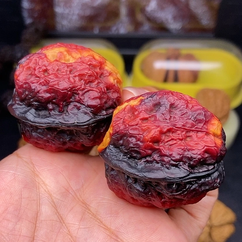 【闪购商品】文玩核桃把件40尺七彩金蟾王