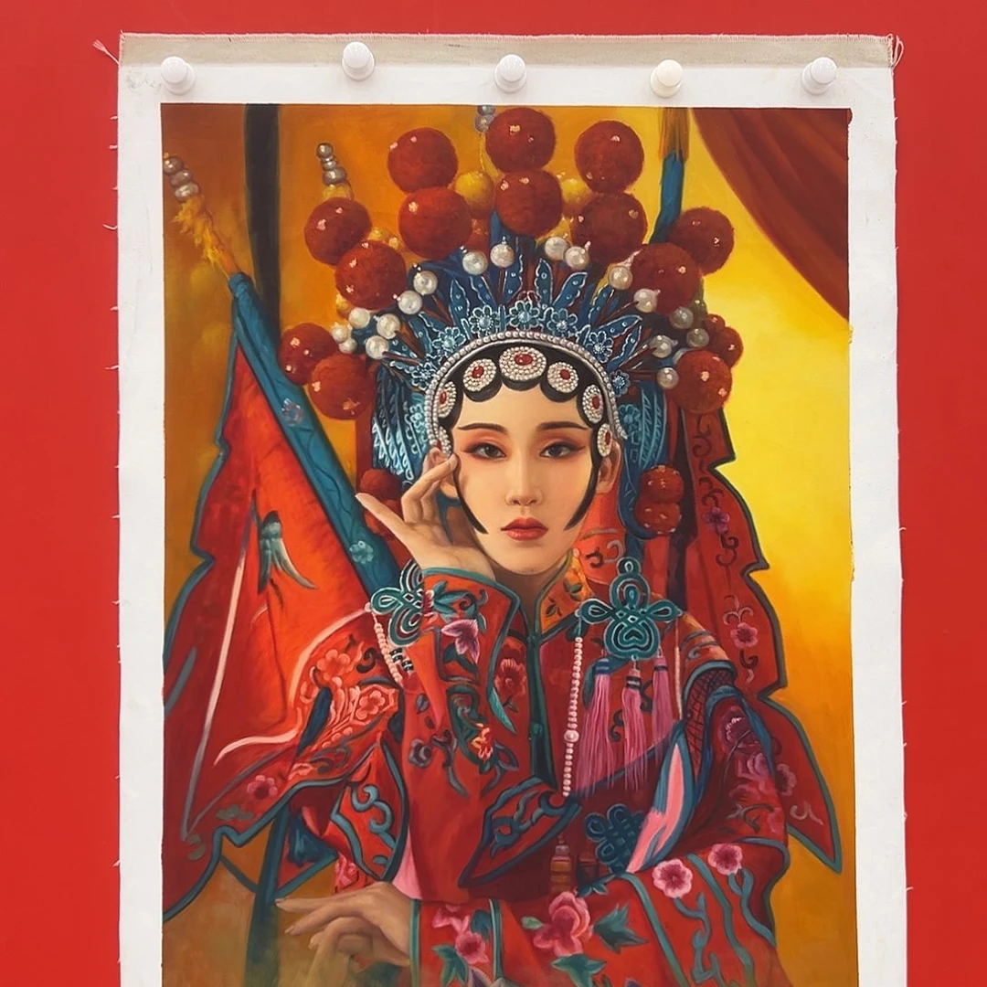 国画二郎展览原作
