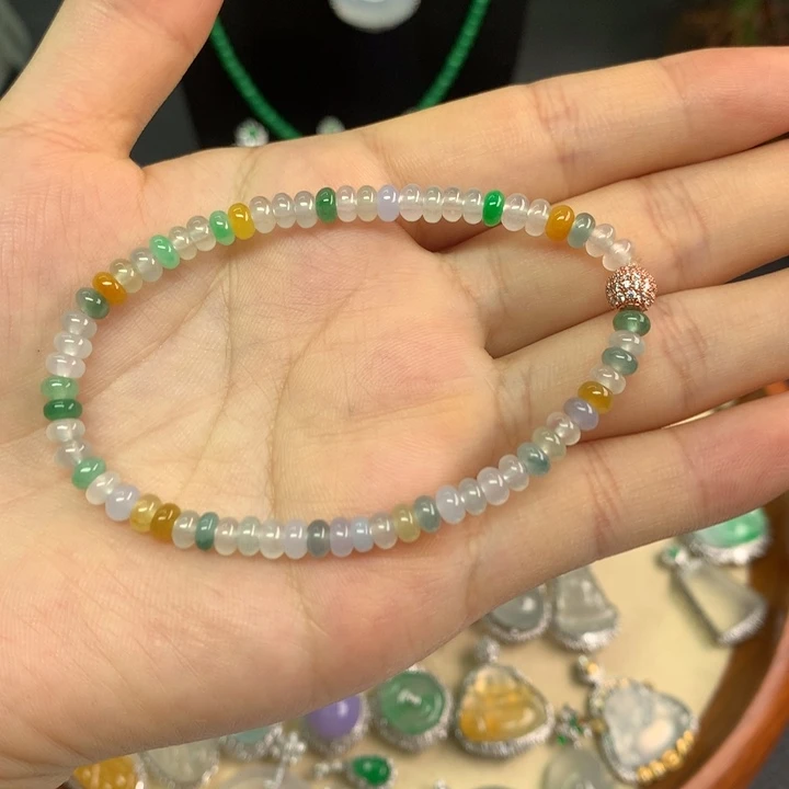 未镶嵌手链翡翠翡翠