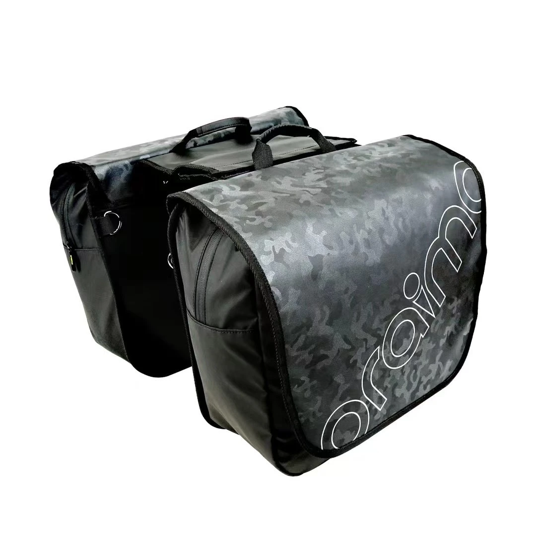 黑色潮流外出携带自行车驮包B23