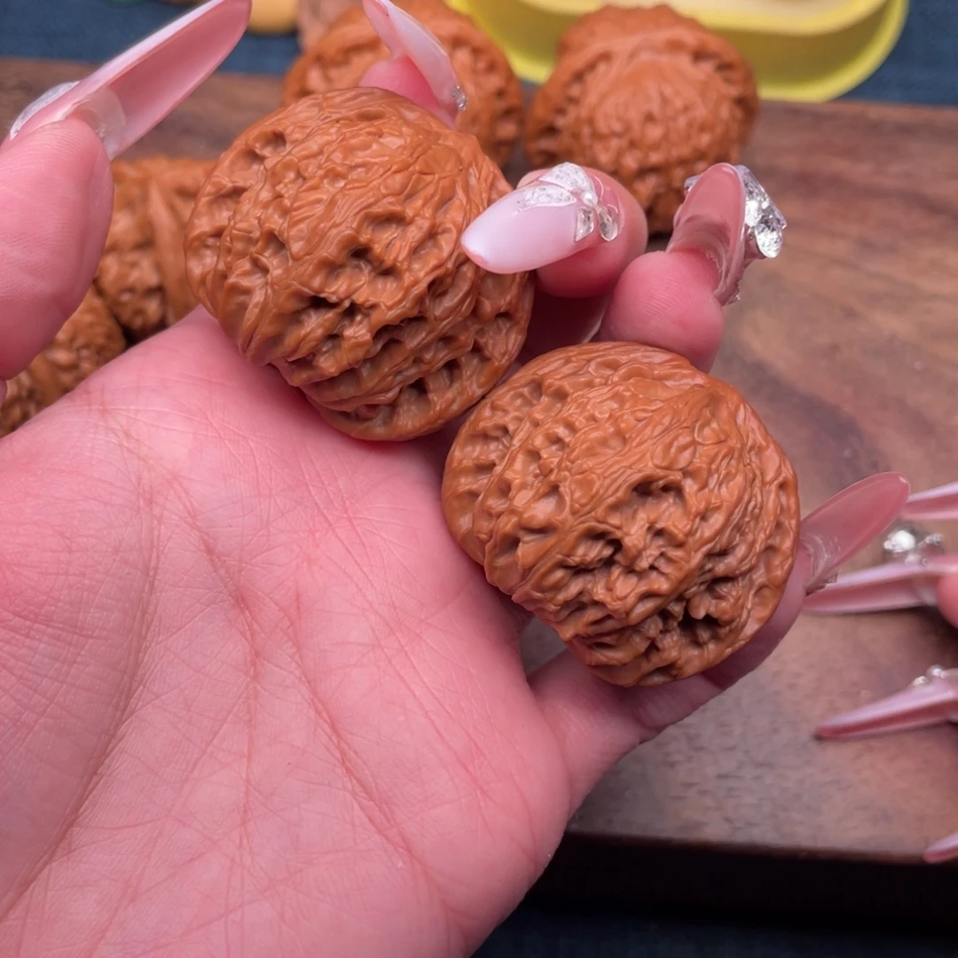 欲***酒文玩核桃把件全品磨盘41