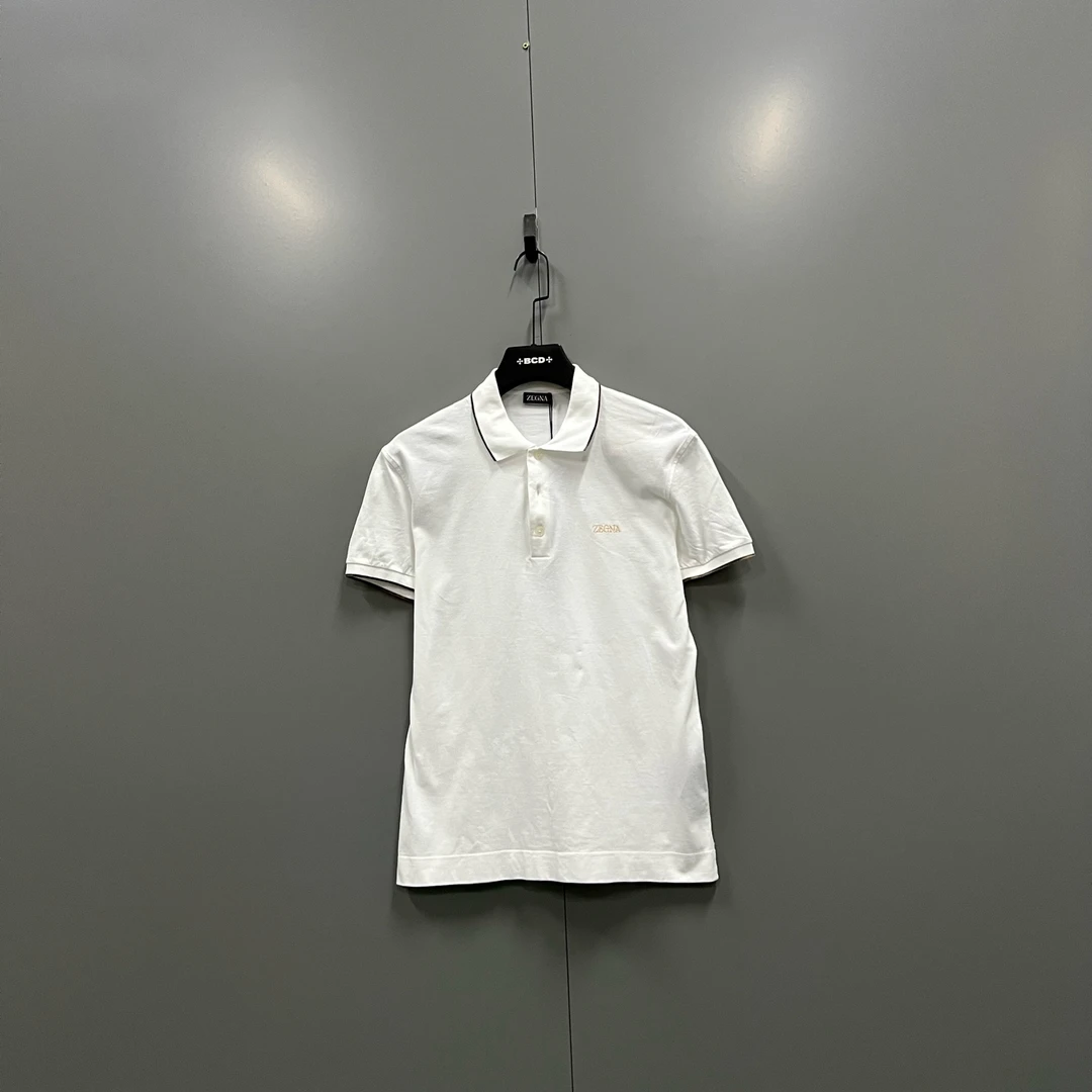 99新 ZEGNA (ll) 小logo刺绣polo衫 S码 018756