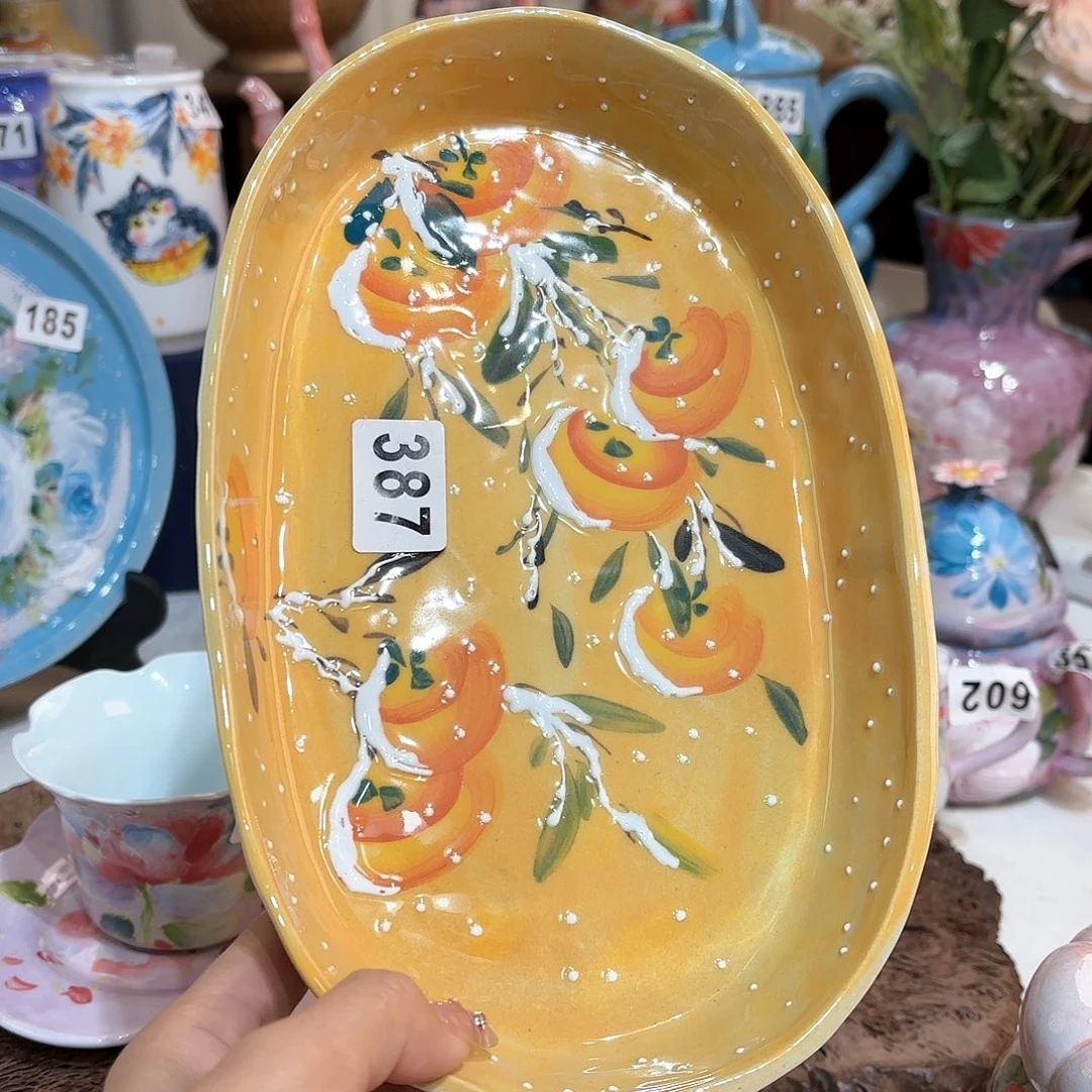 景德镇手绘高温釉下彩陶瓷茶具