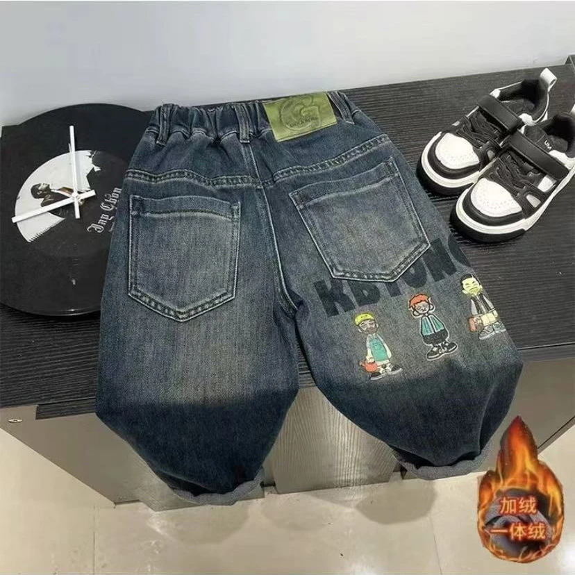 男童秋冬季裤子款随机发