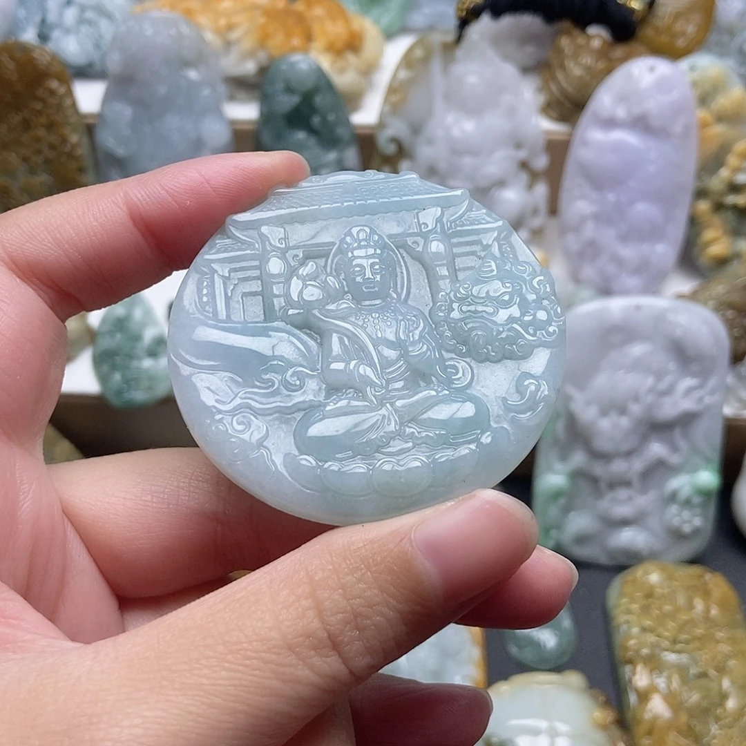 翡翠未镶嵌颈饰翡翠