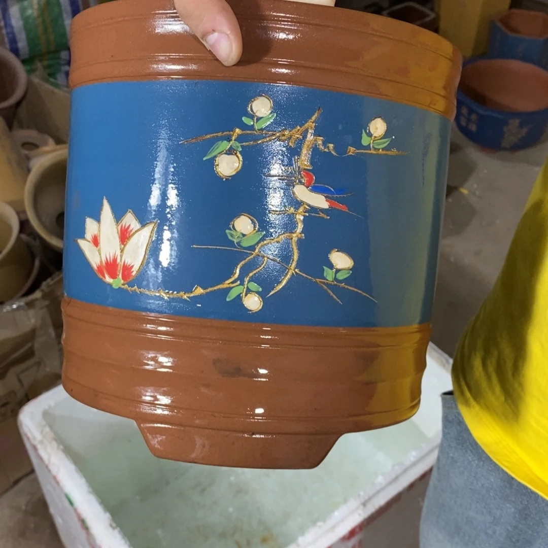 紫砂花盆口径口径16 18