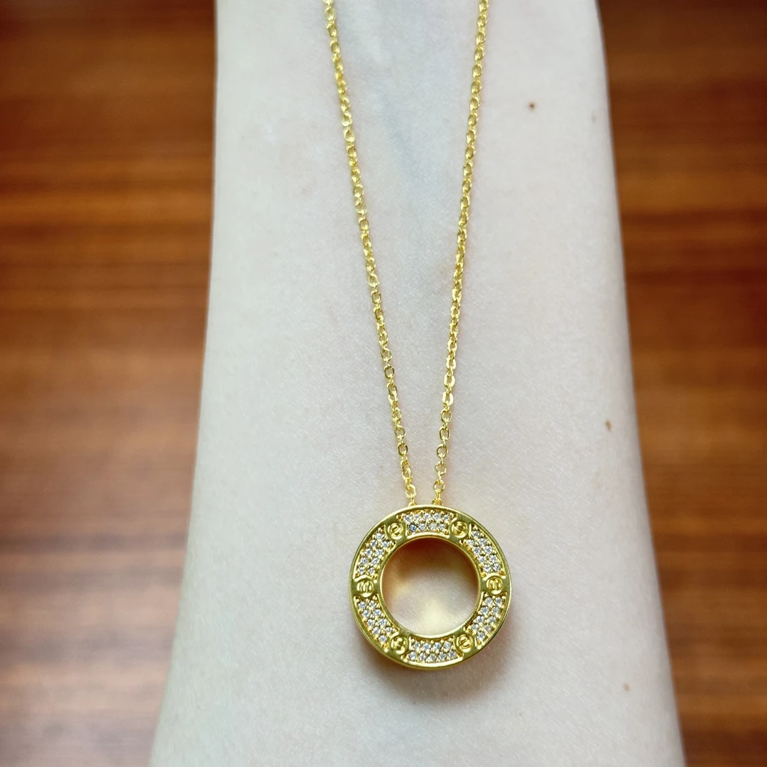 G/Z【满钻大饼点钻套链】足金999精工5G（附加258/88）