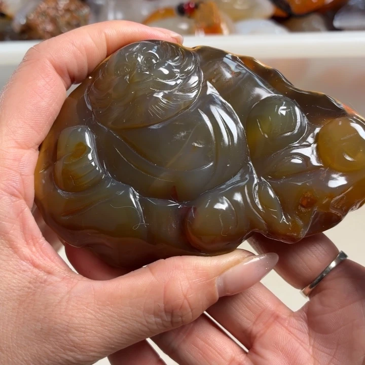 玛瑙/玉髓未镶嵌吊坠(不含链)