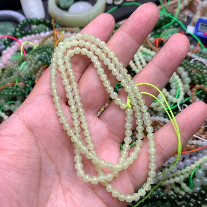 和田玉未镶嵌手链45