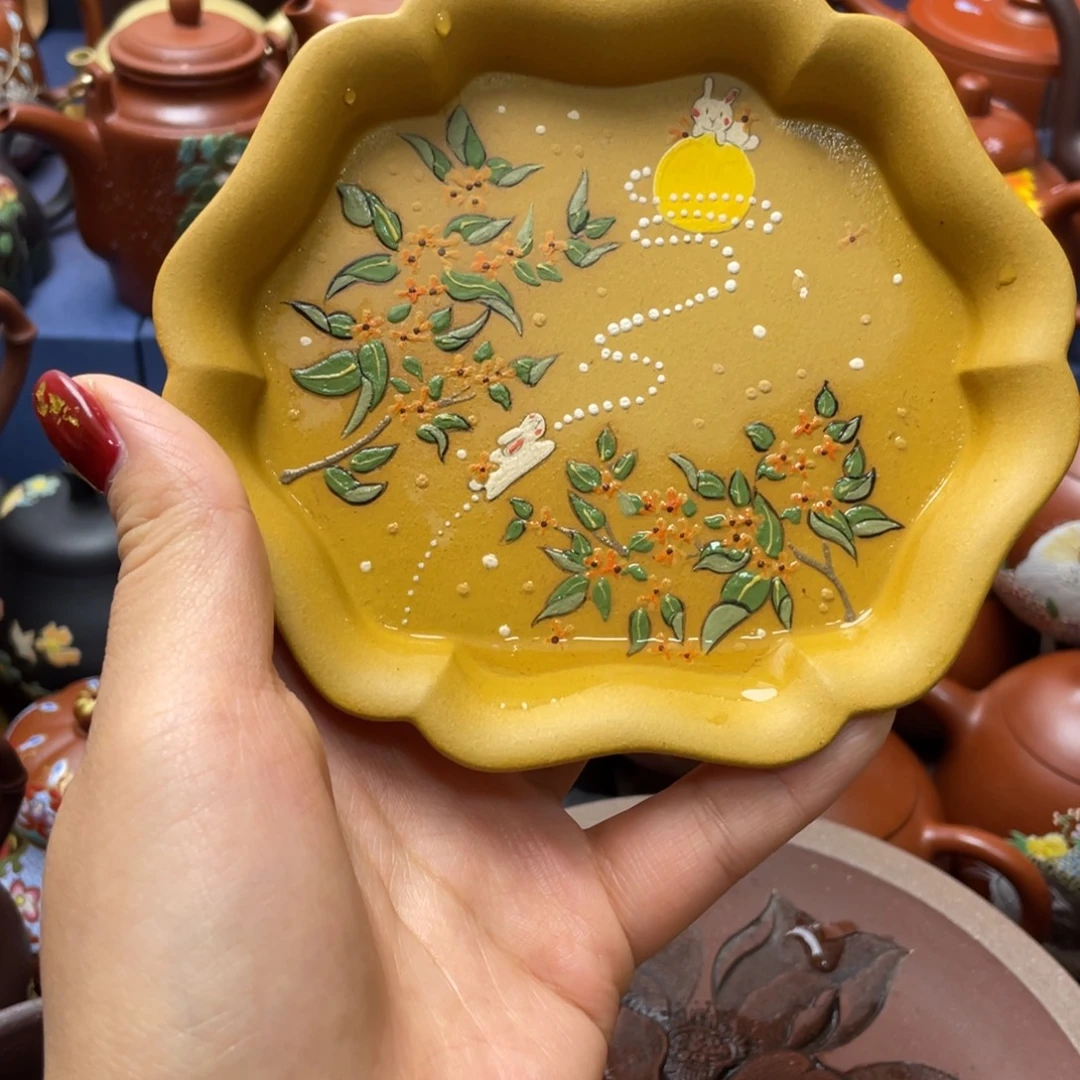 茶杯红泥紫砂主人杯13cm