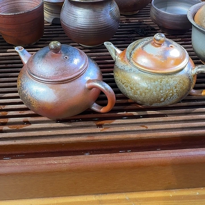 闪****寂野柴烧，精品水平壶