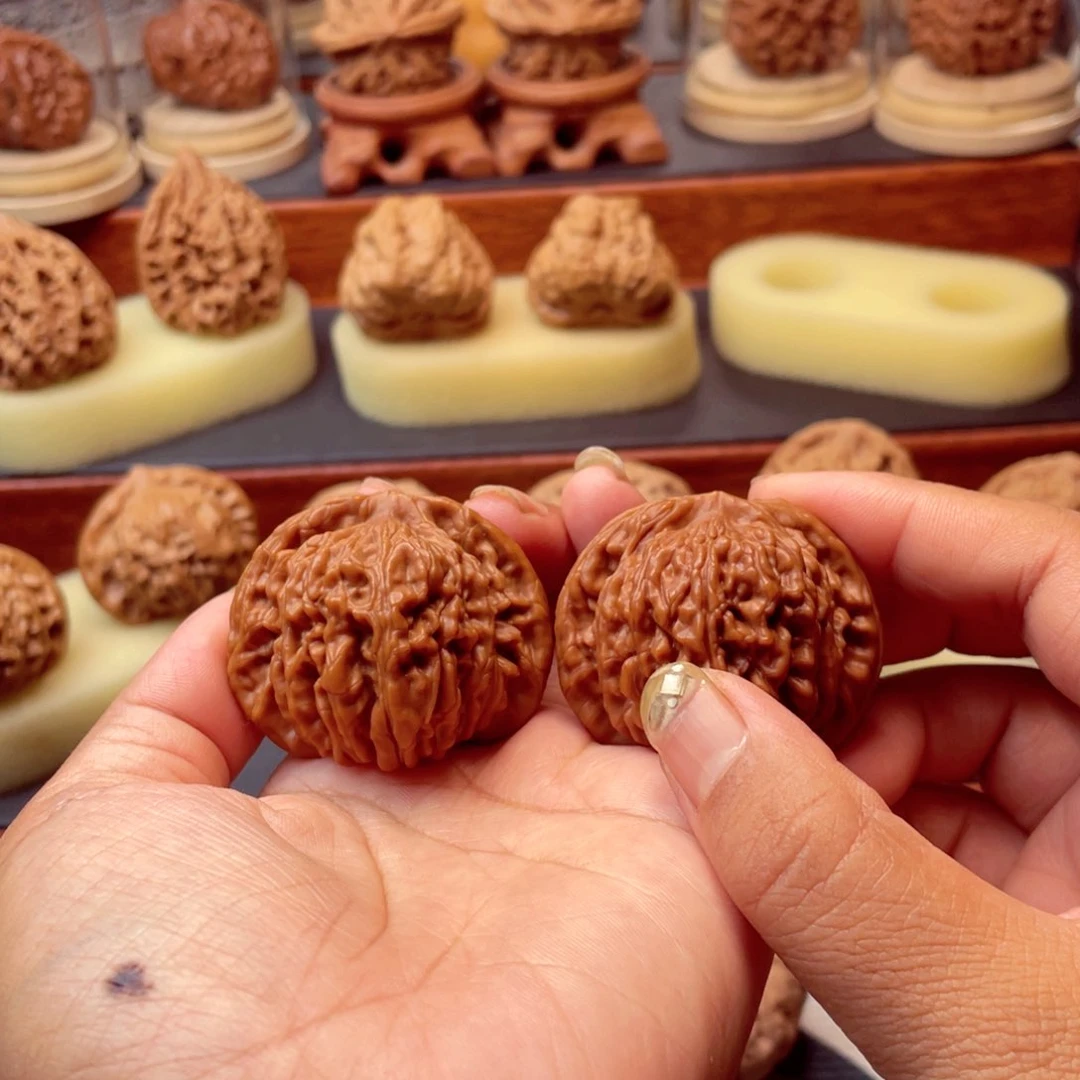 文玩核桃吊坠四座楼43