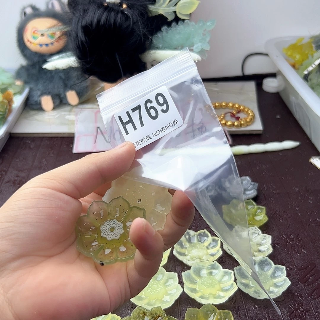 合金蛇纹石玉发饰乀*语