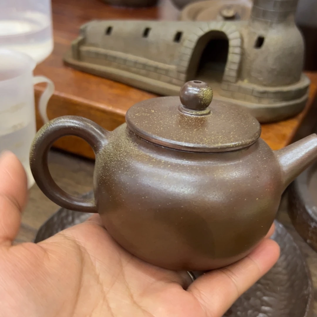 贵台龙窑柴烧茶壶137沉*