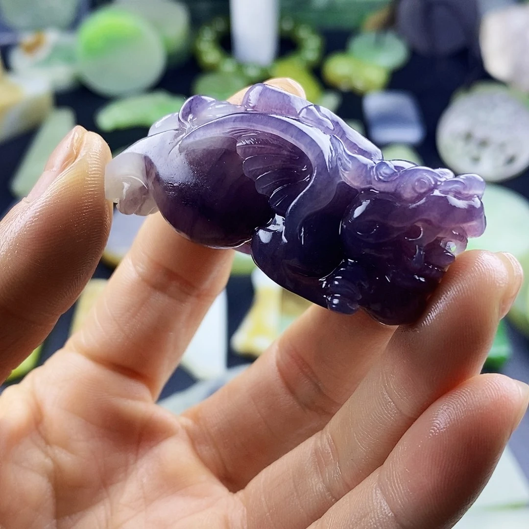 和田玉未镶嵌车挂少*点