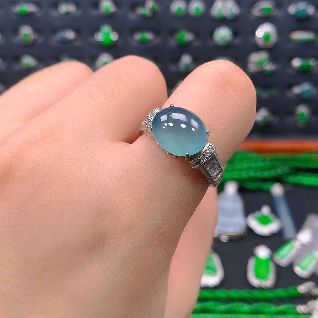 翡翠未镶嵌吊坠(不含链)戒指