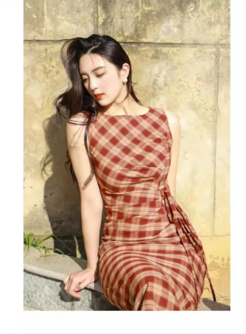 Hangsixiang.小爽【老上海】复古连衣裙5551