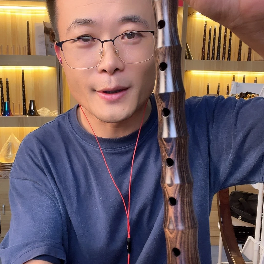 H****紫光檀降b唢呐一套