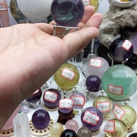 水晶珠宝半成品未镶嵌?****~20号