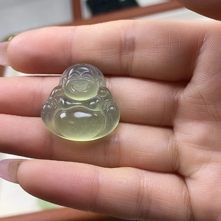 蛇纹石玉合金颈饰