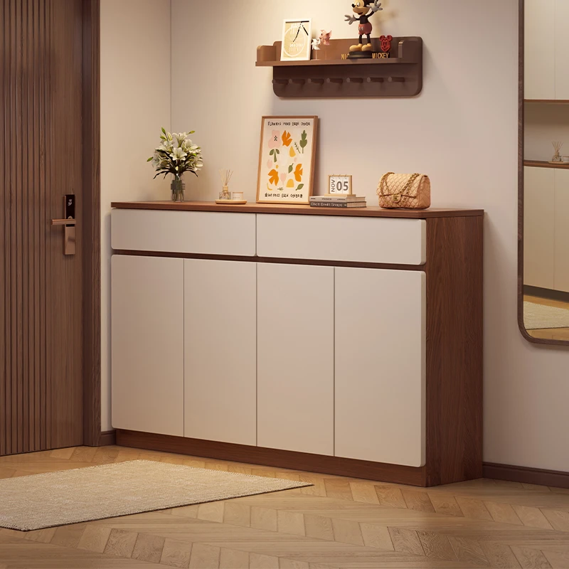 【源头工厂】鞋柜家用门口爆款入户玄关楼道外鞋架带柜门置物架