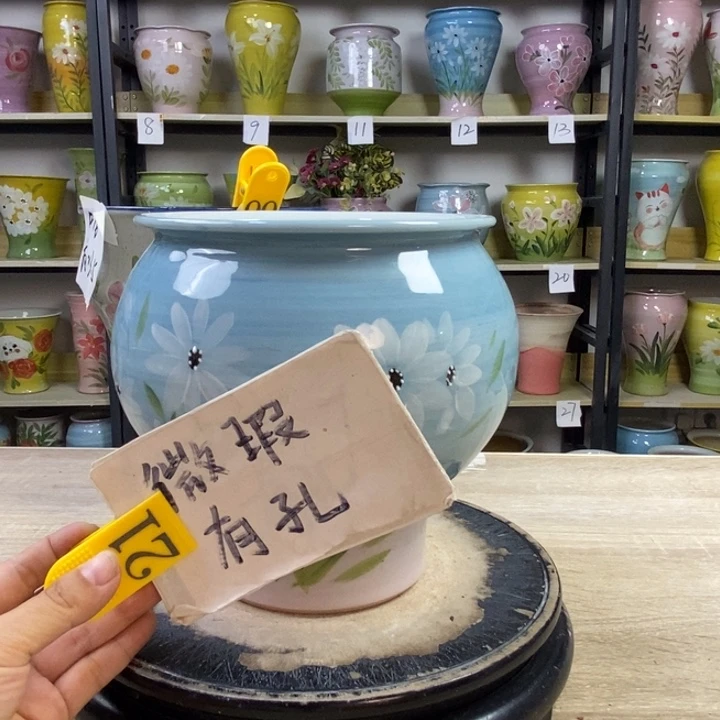 景德镇高温陶瓷花盆