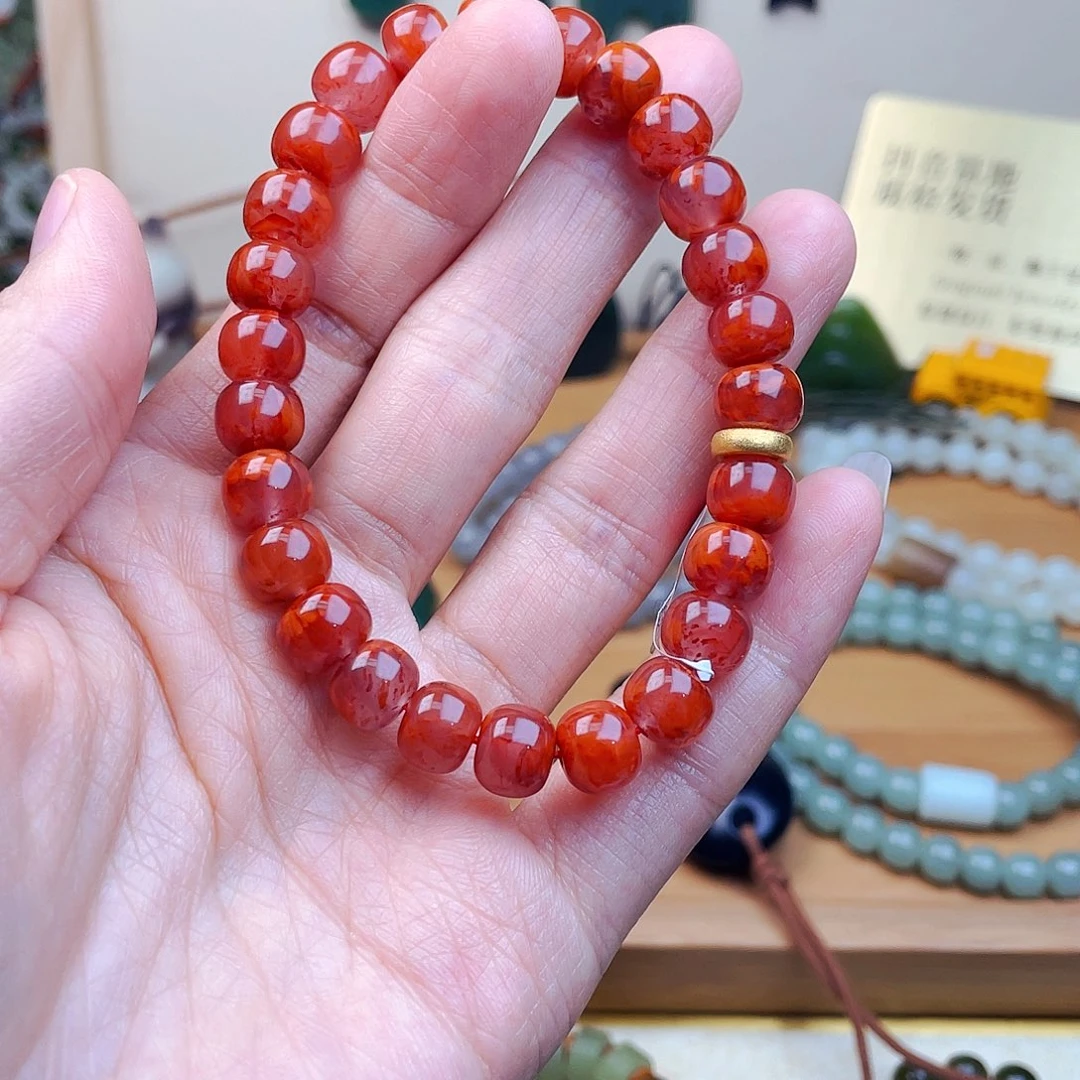 手链未镶嵌南红玛瑙