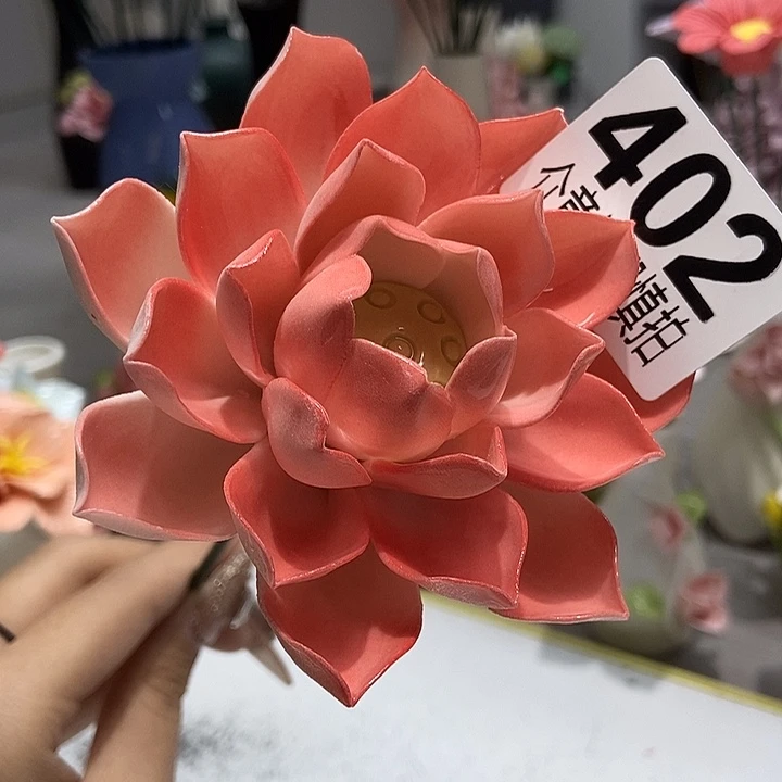 陶瓷纯手工捏花设计