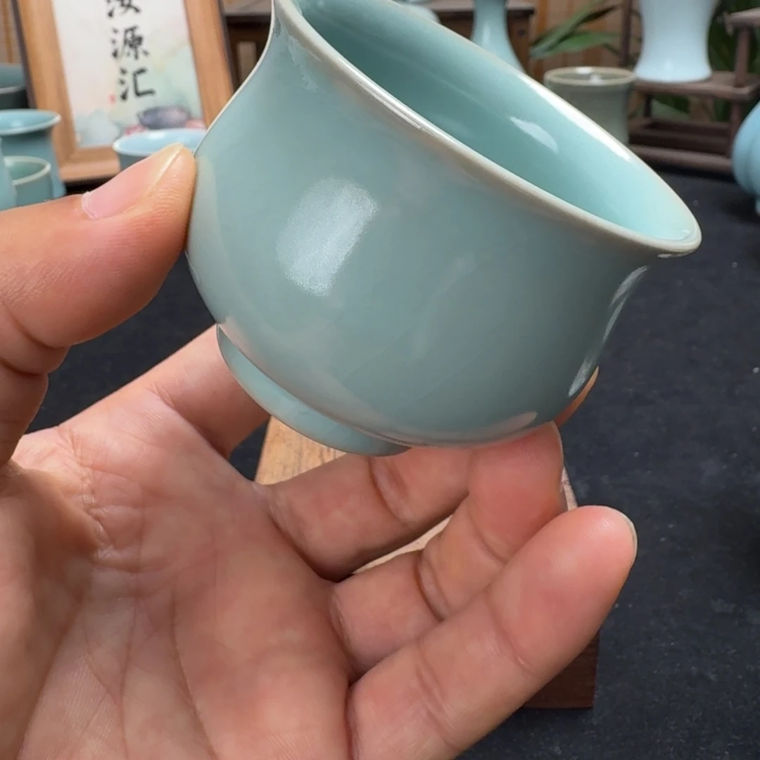 其他汝瓷圆融杯原矿原釉