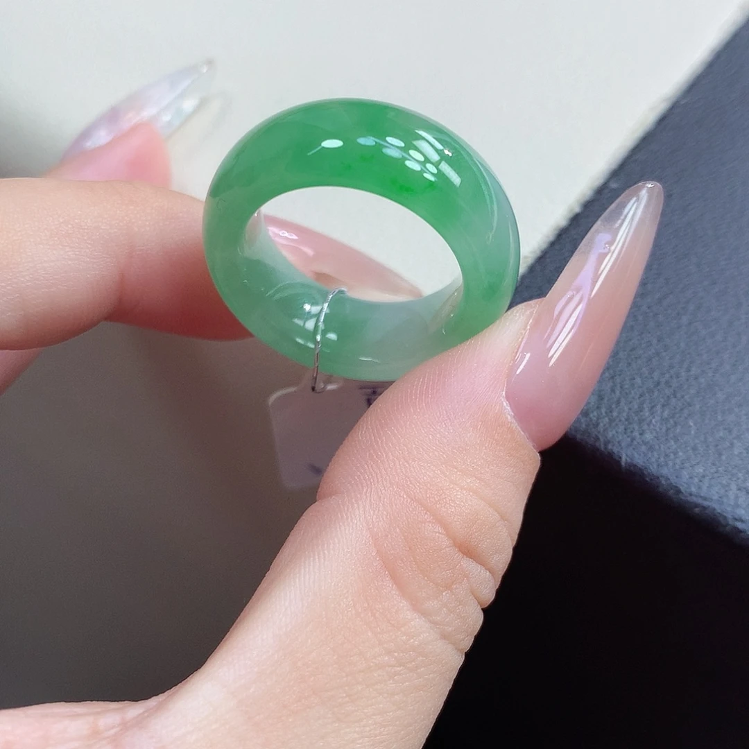 翡翠未镶嵌戒指16-17号