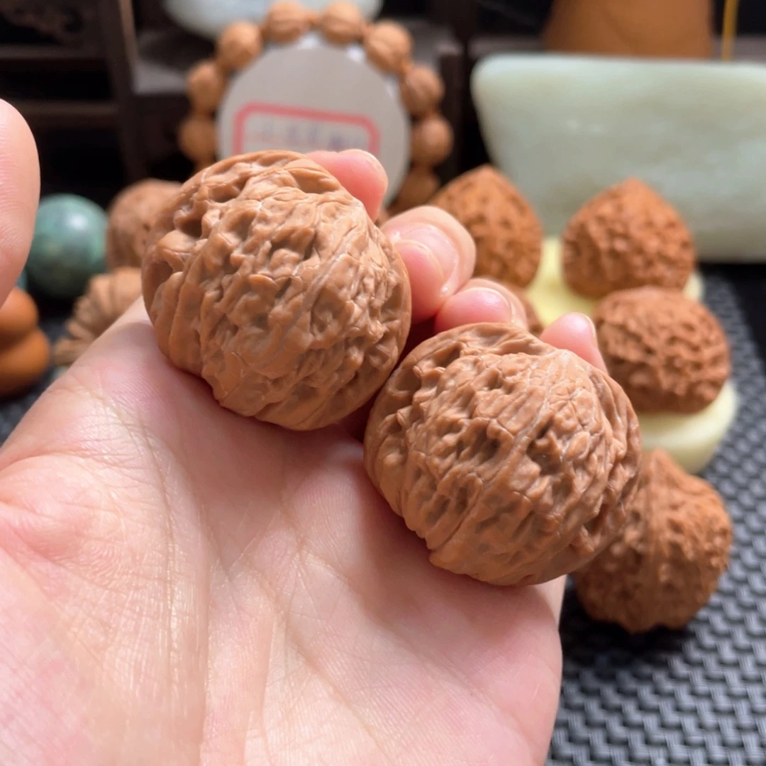 文玩核桃吊坠磨盘36+全品