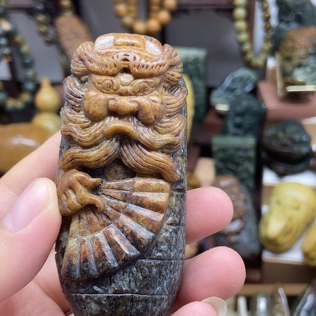 岫岩河磨玉（透闪石质玉）未镶嵌把件