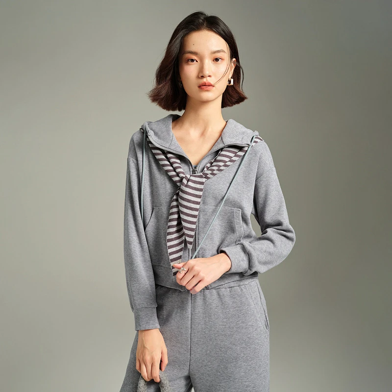 【粉丝专享】MOFAN摩凡冬新款灰色卫衣MDV587797