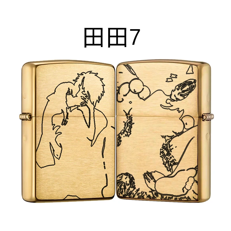 ZIPPO打火机正品/黄铜盔甲田田7/双面雕刻【凯亚】DYJ1